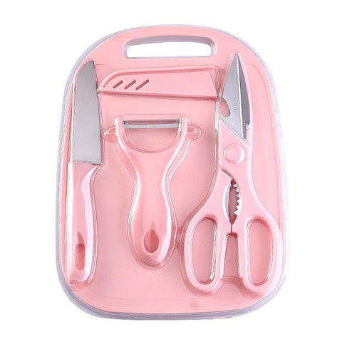 Conjunto de Utensílios de Cozinha 4 Peças - (Cores Sortidas)