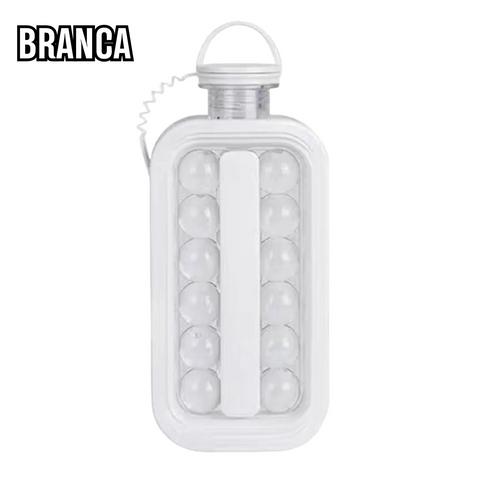 Ice Bottle 2 em 1 – Garrafa Portátil e Forma de Gelo (Cores Sortidas)
