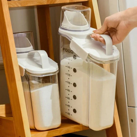 Kit de Frascos Herméticos Premium con Medidor.