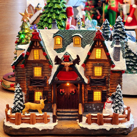 CENÁRIO VILA NATALINA CHALÉ NEVADO 21CM  - PRÉ VENDA 2025