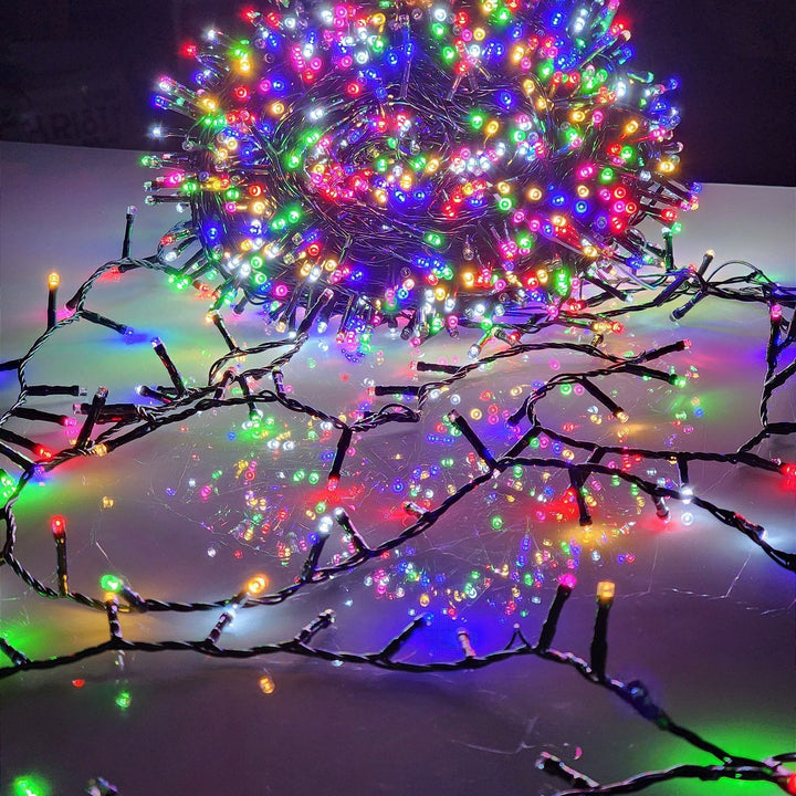 PISCA FESTÃO 1600 LEDS 50 METROS COLORIDO COM STROBO COLORIDO BIVOLT USO INTERNO E EXTERNO - PRÉ VENDA