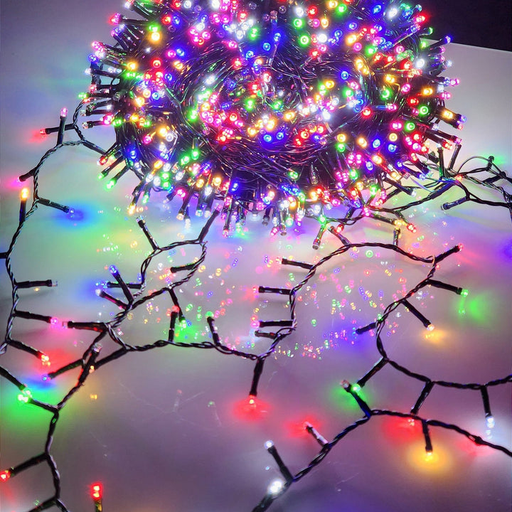 PISCA FESTÃO 1600 LEDS 50 METROS COLORIDO COM STROBO COLORIDO BIVOLT USO INTERNO E EXTERNO - PRÉ VENDA