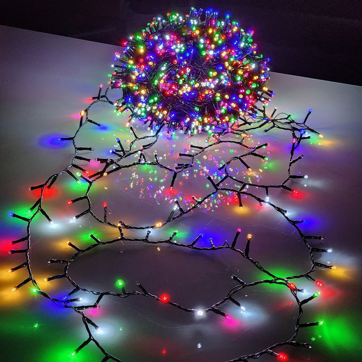 PISCA FESTÃO 1600 LEDS 50 METROS COLORIDO COM STROBO COLORIDO BIVOLT USO INTERNO E EXTERNO - PRÉ VENDA