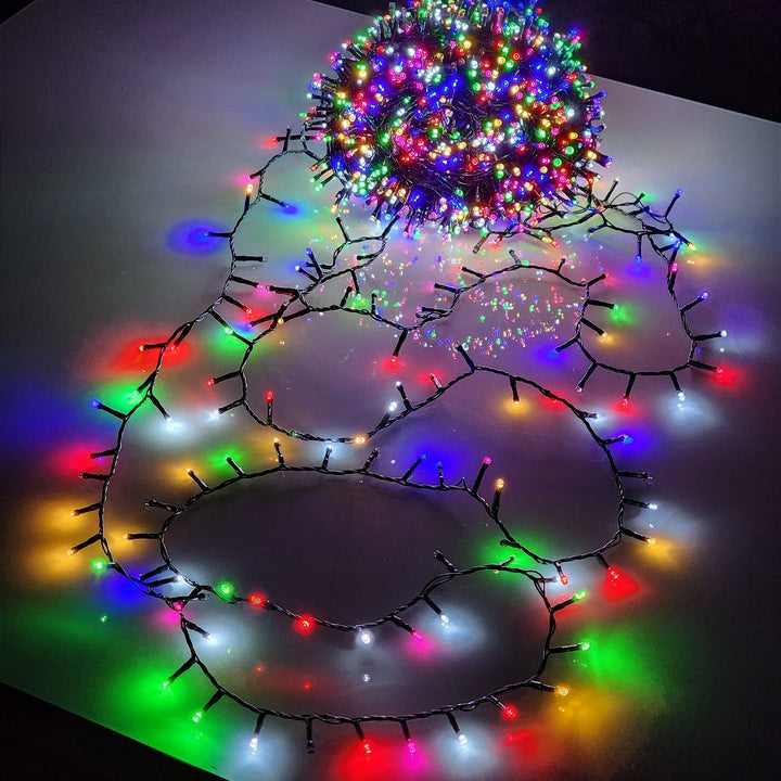 PISCA FESTÃO 1600 LEDS 50 METROS COLORIDO COM STROBO COLORIDO BIVOLT USO INTERNO E EXTERNO - PRÉ VENDA