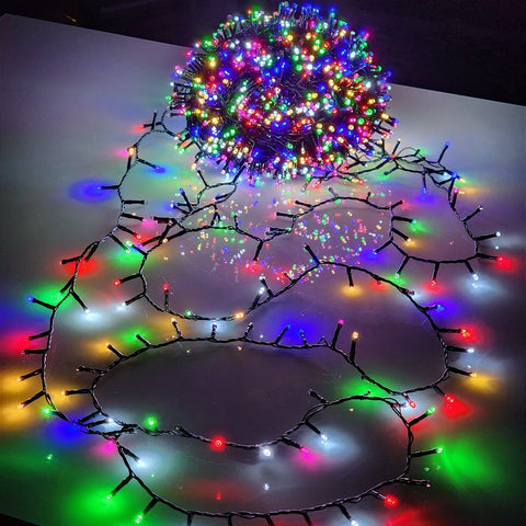 PISCA FESTÃO 1600 LEDS 50 METROS COLORIDO COM STROBO COLORIDO BIVOLT USO INTERNO E EXTERNO - PRÉ VENDA