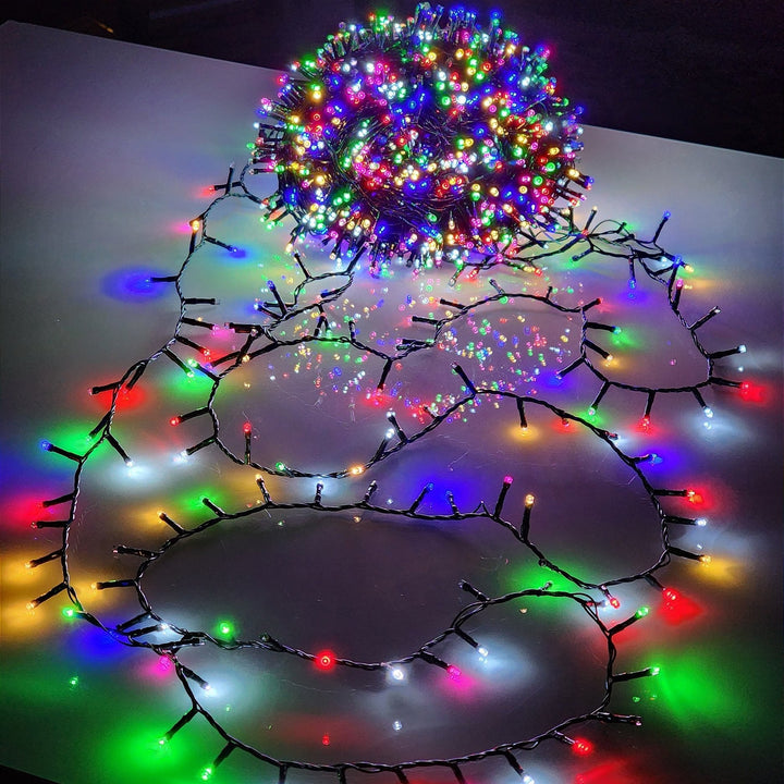 PISCA FESTÃO 1600 LEDS 50 METROS COLORIDO COM STROBO COLORIDO BIVOLT USO INTERNO E EXTERNO - PRÉ VENDA