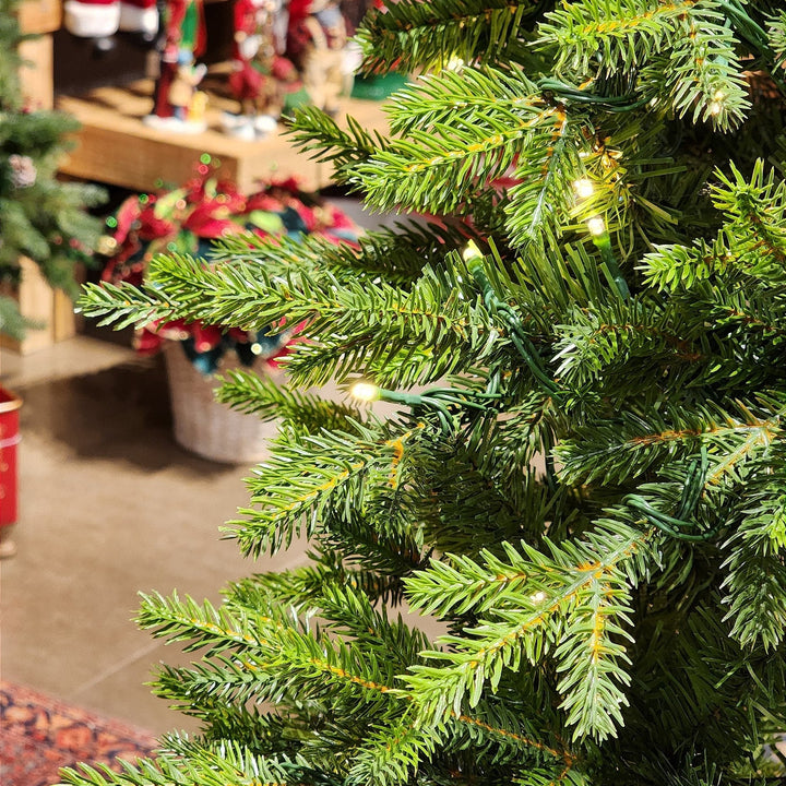 ÁRVORE REALISTA PINHEIRO AUSTRAL 2,10CM 450 LEDS WARM 801 GALHOS BIVOLT