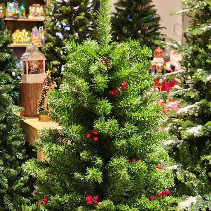 ÁRVORE PINHEIRO BERRY E PINHA 530 GALHOS 1,50CM