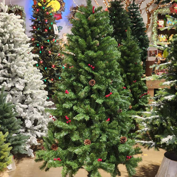 ÁRVORE PINHEIRO BERRY E PINHA 810 GALHOS 1,80CM