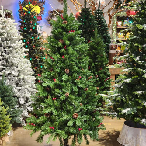 ÁRVORE PINHEIRO BERRY E PINHA 810 GALHOS 1,80CM