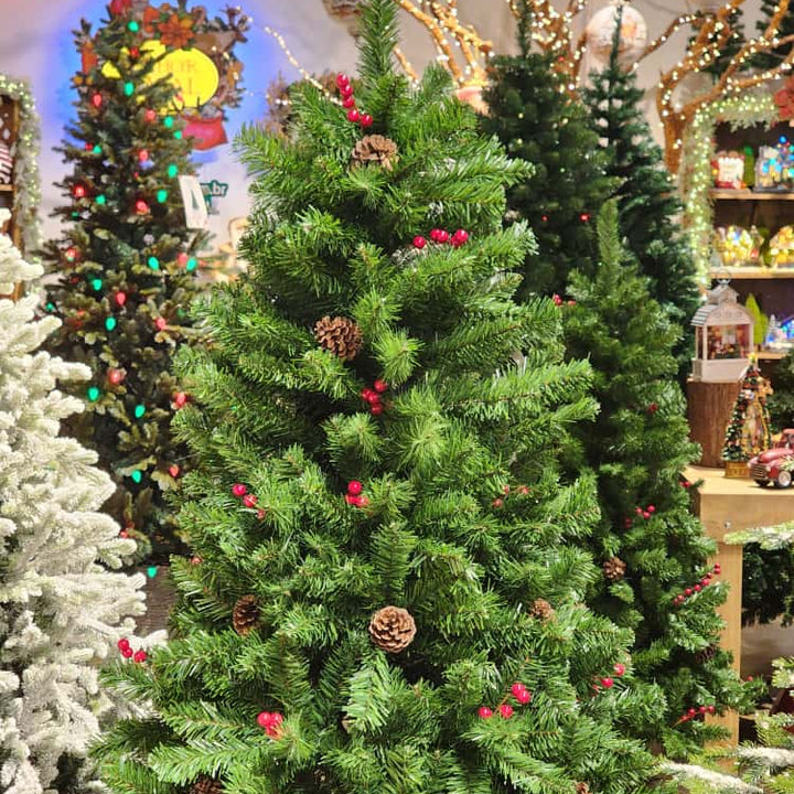 ÁRVORE PINHEIRO BERRY E PINHA 810 GALHOS 1,80CM