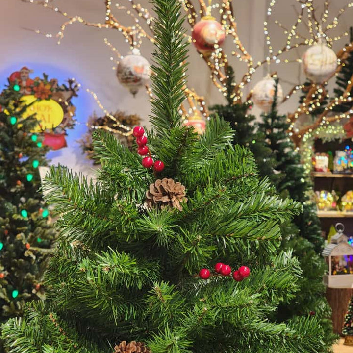 ÁRVORE PINHEIRO BERRY E PINHA 810 GALHOS 1,80CM