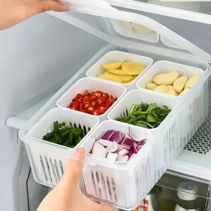 Organizador de Refrigerador con Divisiones.