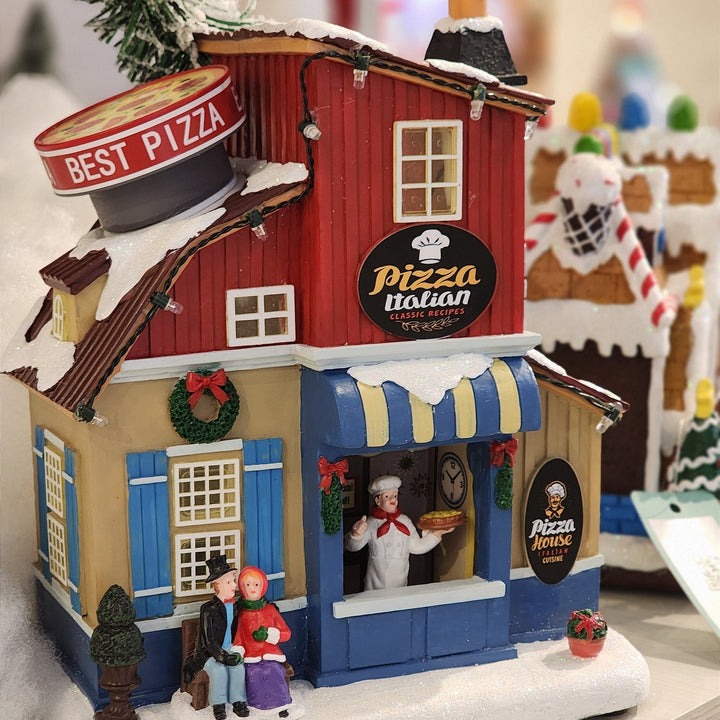 CENÁRIO VILA NATALINA PIZZARIA 23CM  - PRÉ VENDA 2025