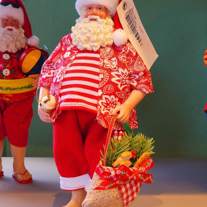 PAPAI NOEL COLECIONÁVEL DE FÉRIAS 28CM - PRÉ VENDA 2025