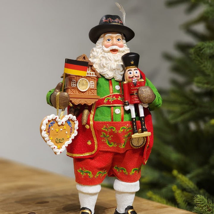 PAPAI NOEL ALEMÃO COLEÇÃO KURT S. ADLER 28CM