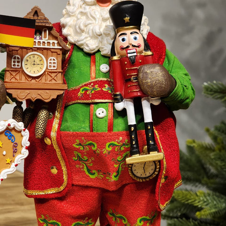PAPAI NOEL ALEMÃO COLEÇÃO KURT S. ADLER 28CM