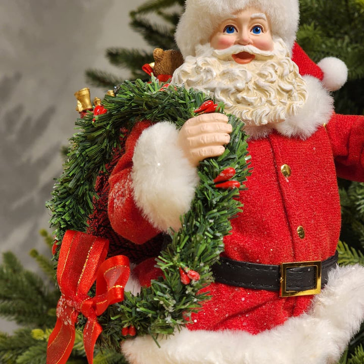 PAPAI NOEL COM LANTERNA COLEÇÃO KURT S. ADLER 27CM