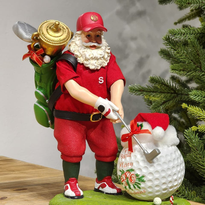 PAPAI NOEL GOLF COLEÇÃO KURT S. ADLER 27CM