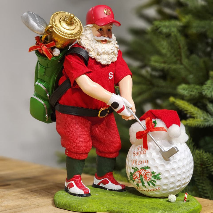 PAPAI NOEL GOLF COLEÇÃO KURT S. ADLER 27CM