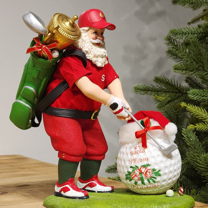 PAPAI NOEL GOLF COLEÇÃO KURT S. ADLER 27CM